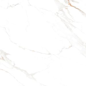 กระเบื้องพื้น 60X60 แคสเปี้ยน ไวท์ (กลอสซี่) ผิวเงา ลายหินอ่อน